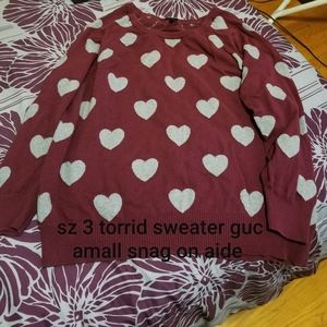 torrid sweater